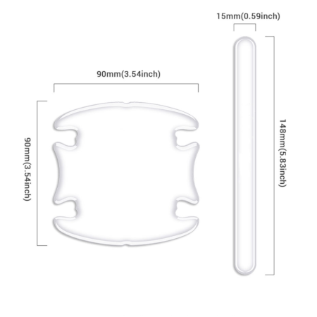 8Pcs Car Door Handle Scratches Protector - Image 3