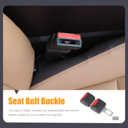 Car Universal Seat Belt Extender Buckles Clip - Image 5