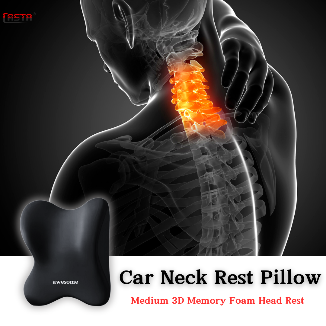 Car 3D Memory Foam Neck Rest Pillow – Medium - Image 4