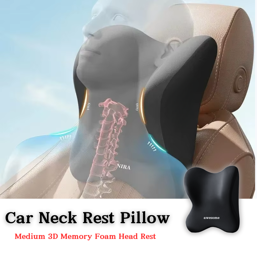 Car 3D Memory Foam Neck Rest Pillow – Medium - Image 3