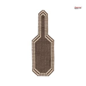 Cool Massage Wood Beads Car Seat Cushion – Brown
