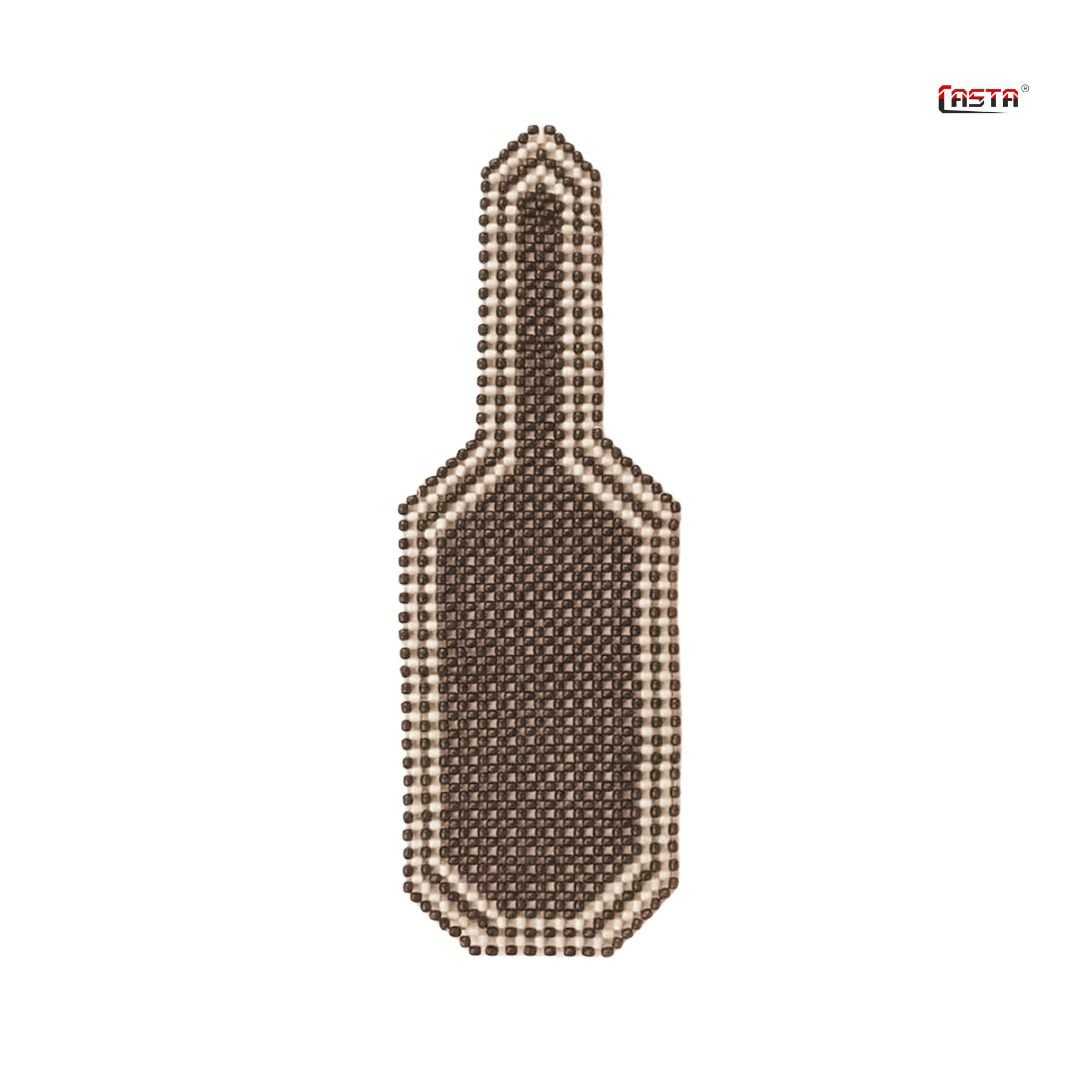 Cool Massage Wood Beads Car Seat Cushion – Brown
