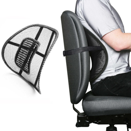 Car Lumbar Support Massage Mesh Cushion - Image 2