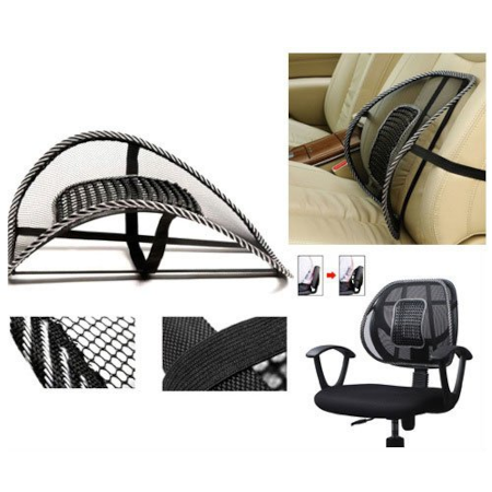 Car Lumbar Support Massage Mesh Cushion - Image 3