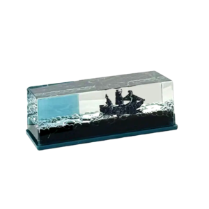 Unsinkable Miniature Liquid Bottle Decor – Black Pearl