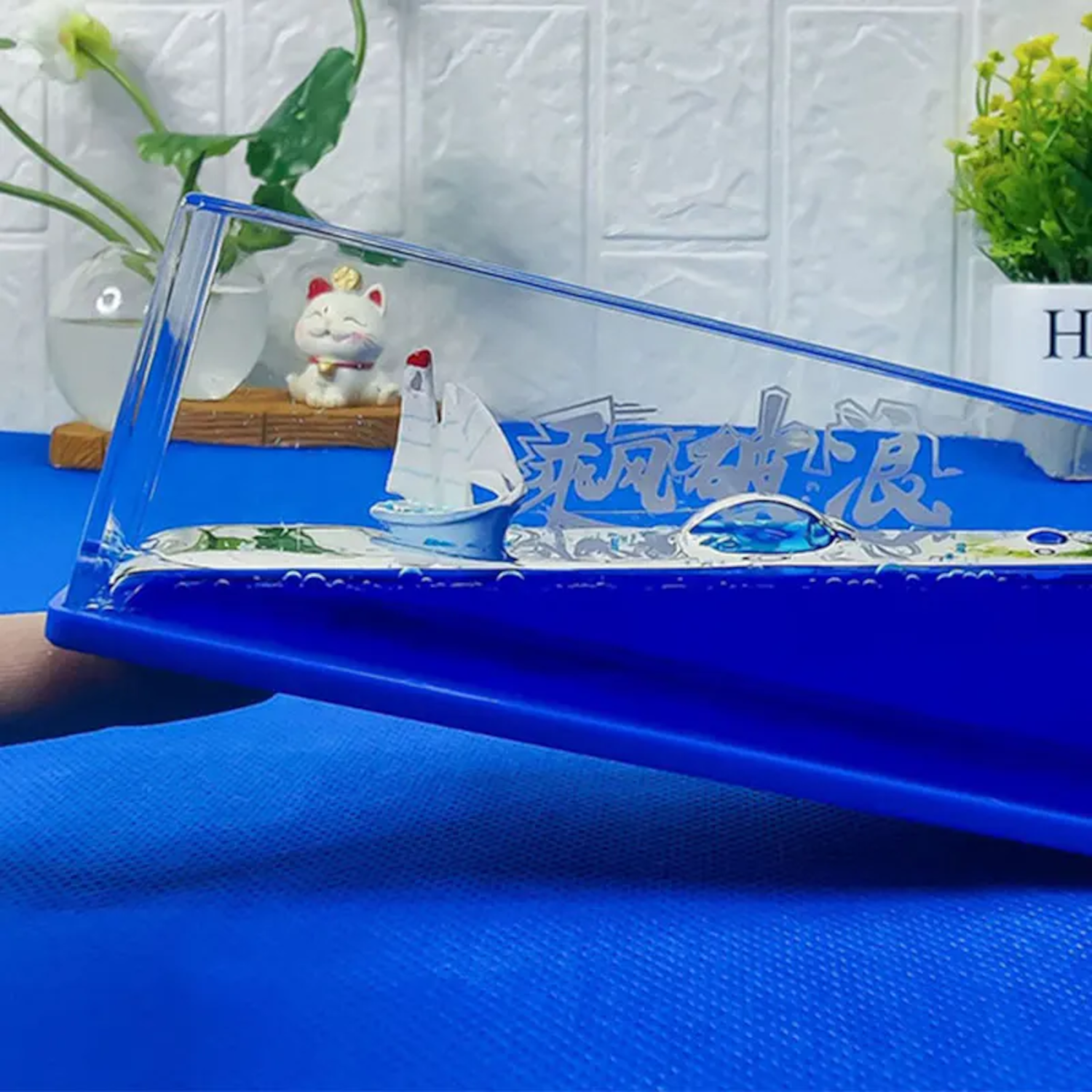 Unsinkable Miniature Liquid Bottle Decor – Sail Ship - Image 2