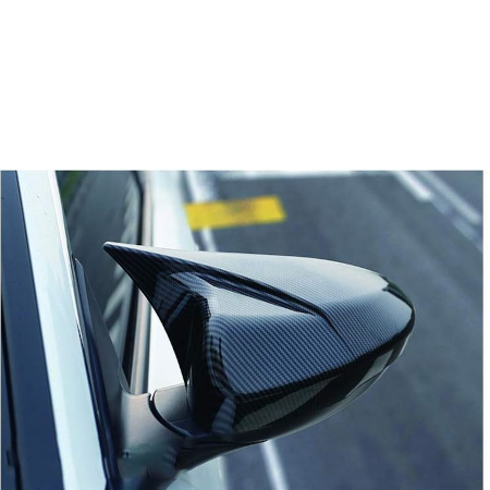Batman Style Carbon Fiber Side Mirror Covers For Honda Civic 2011-2015 - Image 8