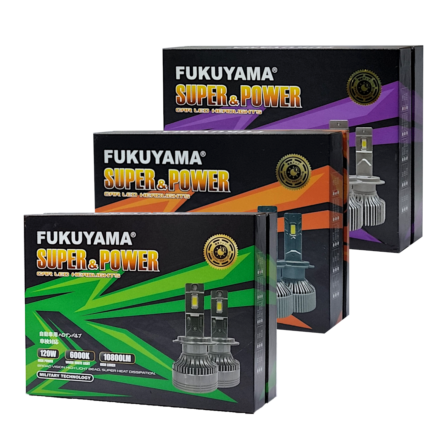 150W FUKUYAMA Car Headlight Led Bulbs Can bus 12V 6000K CSV LED - Image 7