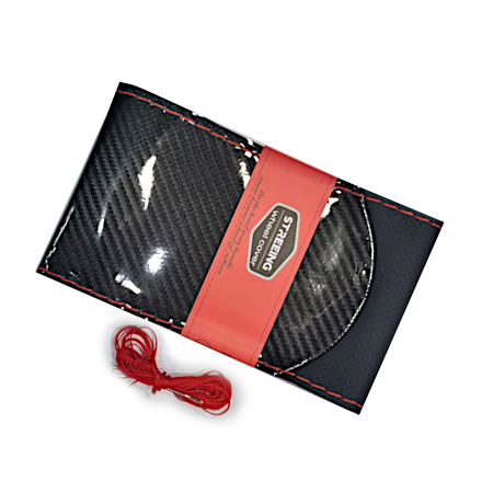 Elite Stitch Car Steering Wheel Protector Cover – Carbon Fiber - Image 4