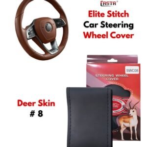 Elite Stitch Car Steering Wheel Protector Cover – Deer Skin #08