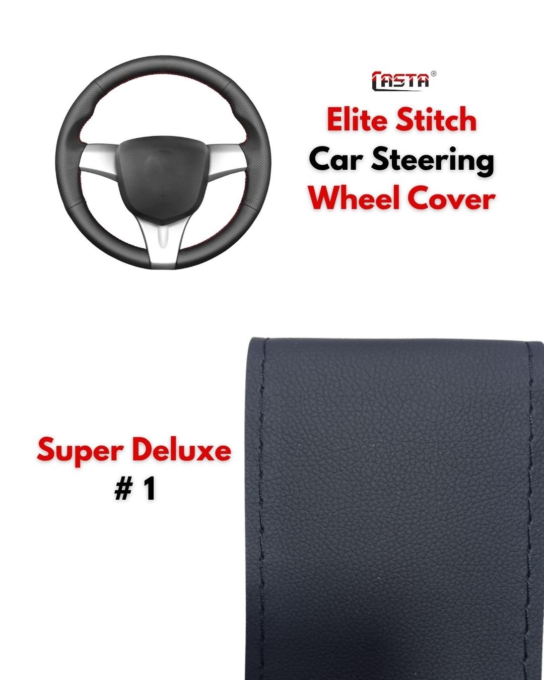 Elite Stitch Car Steering Wheel Protector Cover – Super Deluxe #1
