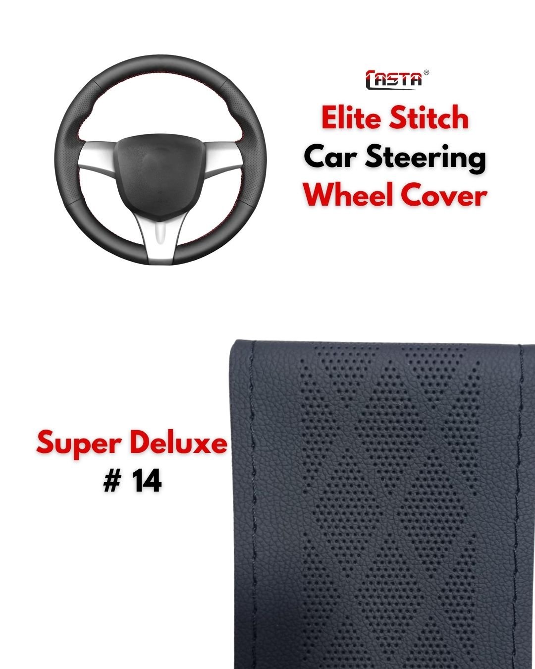 Elite Stitch Car Steering Wheel Protector Cover – Super Deluxe #14