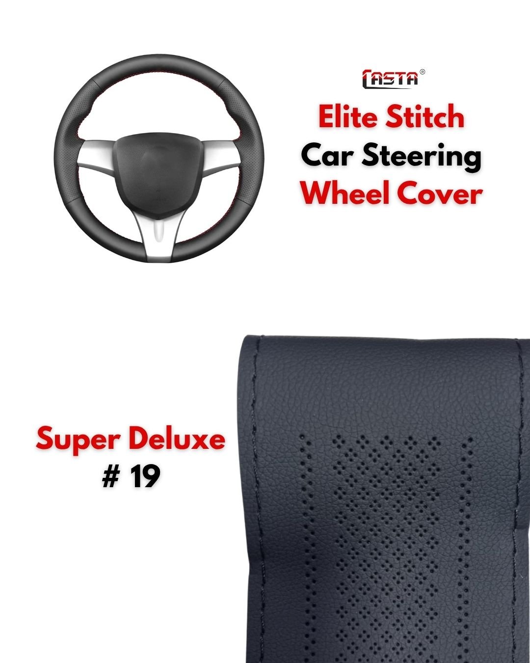 Elite Stitch Car Steering Wheel Protector Cover – Super Deluxe #19