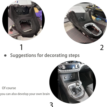 Suede Velvet Wrap Premium Quality Velvet Alcantara Interior – Light Grey - Image 8