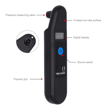 Digital LCD Tire Pressure Gauge Diagnostic Tool - Image 4