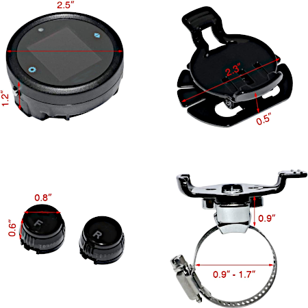 STEEL MATE Tire Pressure Monitoring System For Motorcycle - Image 9