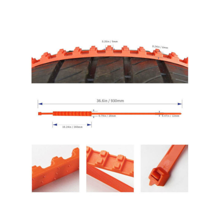 Car Emergency Tire Chain Anti-skid Snow Clips - Image 3