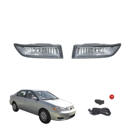 Ponyan Fog Lamps For Toyota Corolla 2003-2008