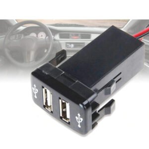 Dual USB Car Charger Button – For Toyota