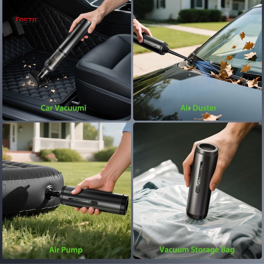 2-in-1 Wireless Car Vacuum Cleaner And Power Blower – 102P - Image 6