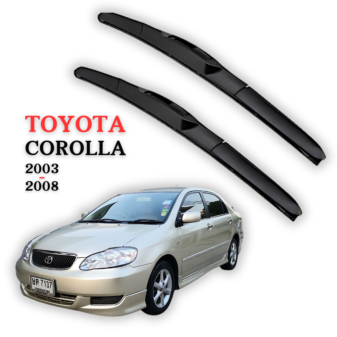 Tri-Stage Car Windshield Wiper Replacement Blades Fit For Toyota Corolla 2003-2007