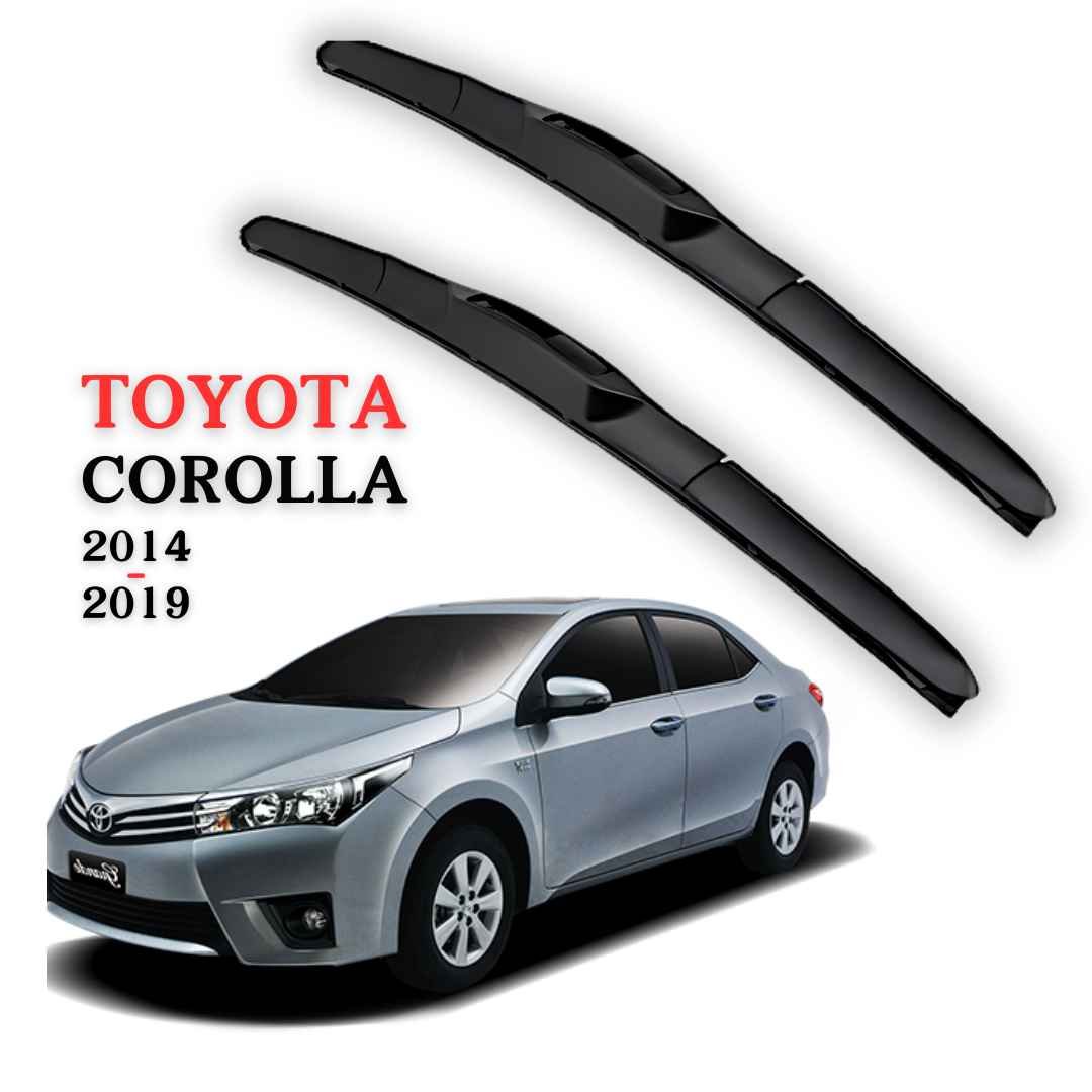 Tri-Stage Car Windshield Wiper Replacement Blades Fit For Toyota Corolla 2014-2019