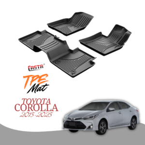Toyota Corolla 2014-2025 TPR Car Floor Mats – Premium Interior Protection