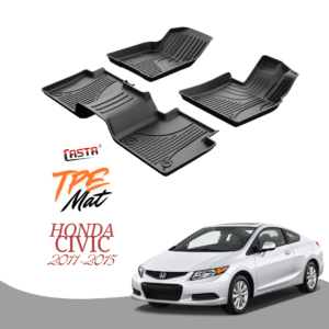 Honda Civic 2011-2015 TPR Car Floor Mats – Premium Interior Protection