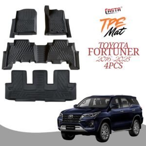 Toyota Fortuner 2016-2025 TPR Car Floor Mats – Premium Interior Protection 4pcs