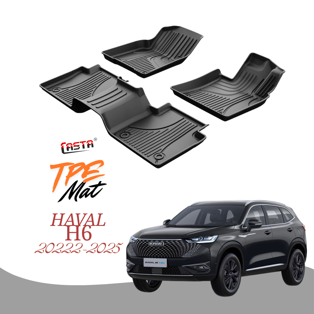 Haval H6 2021-2024 TPR Car Floor Mats – Premium Interior Protection