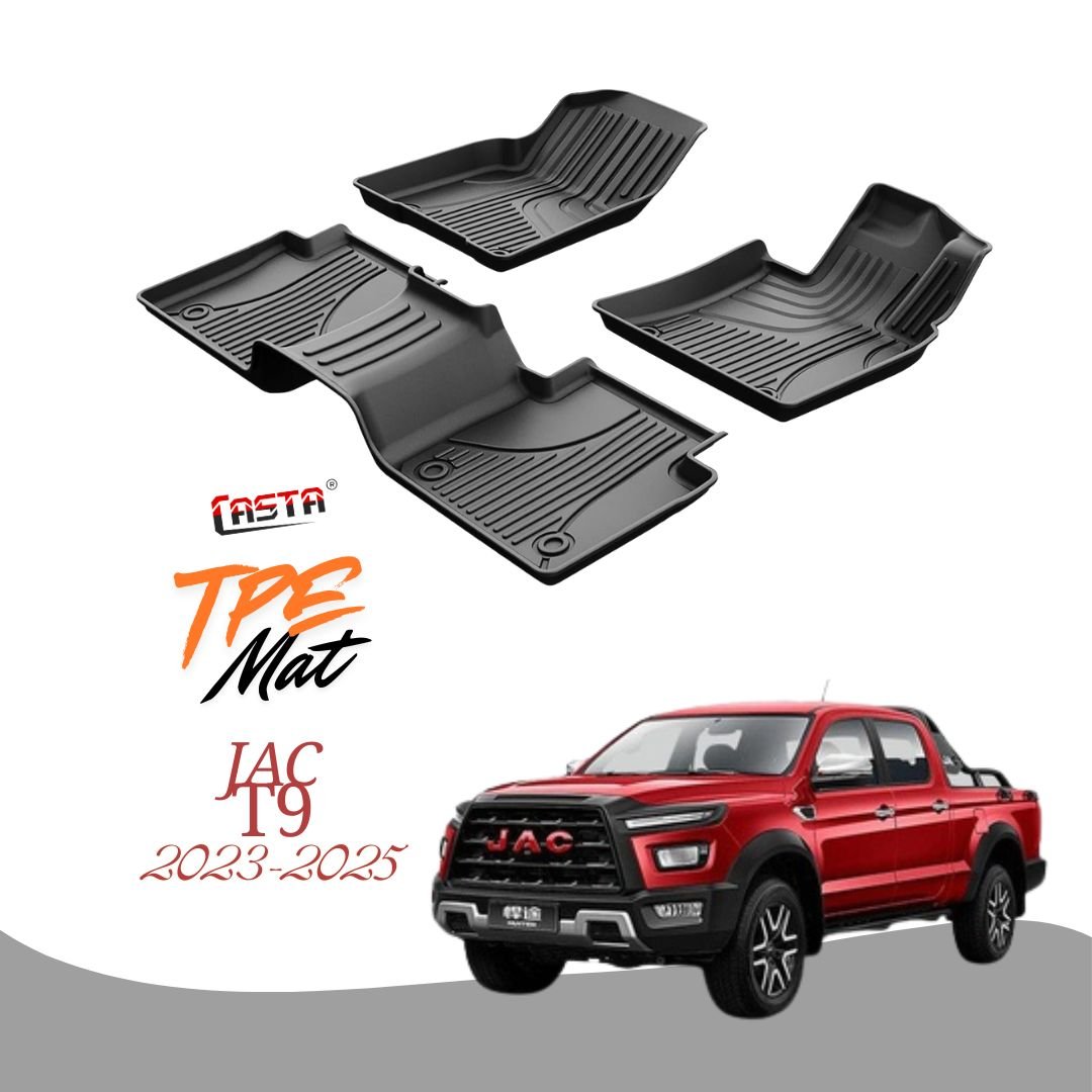 JAC T9 2025 TPR Car Floor Mats – Premium Interior Protection