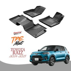 Toyota Raiz 2024-2025 TPR Car Floor Mats – Premium Interior Protection