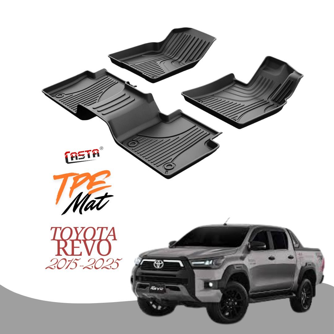 Toyota Revo 2015-2025 TPR Car Floor Mats – Premium Interior Protection