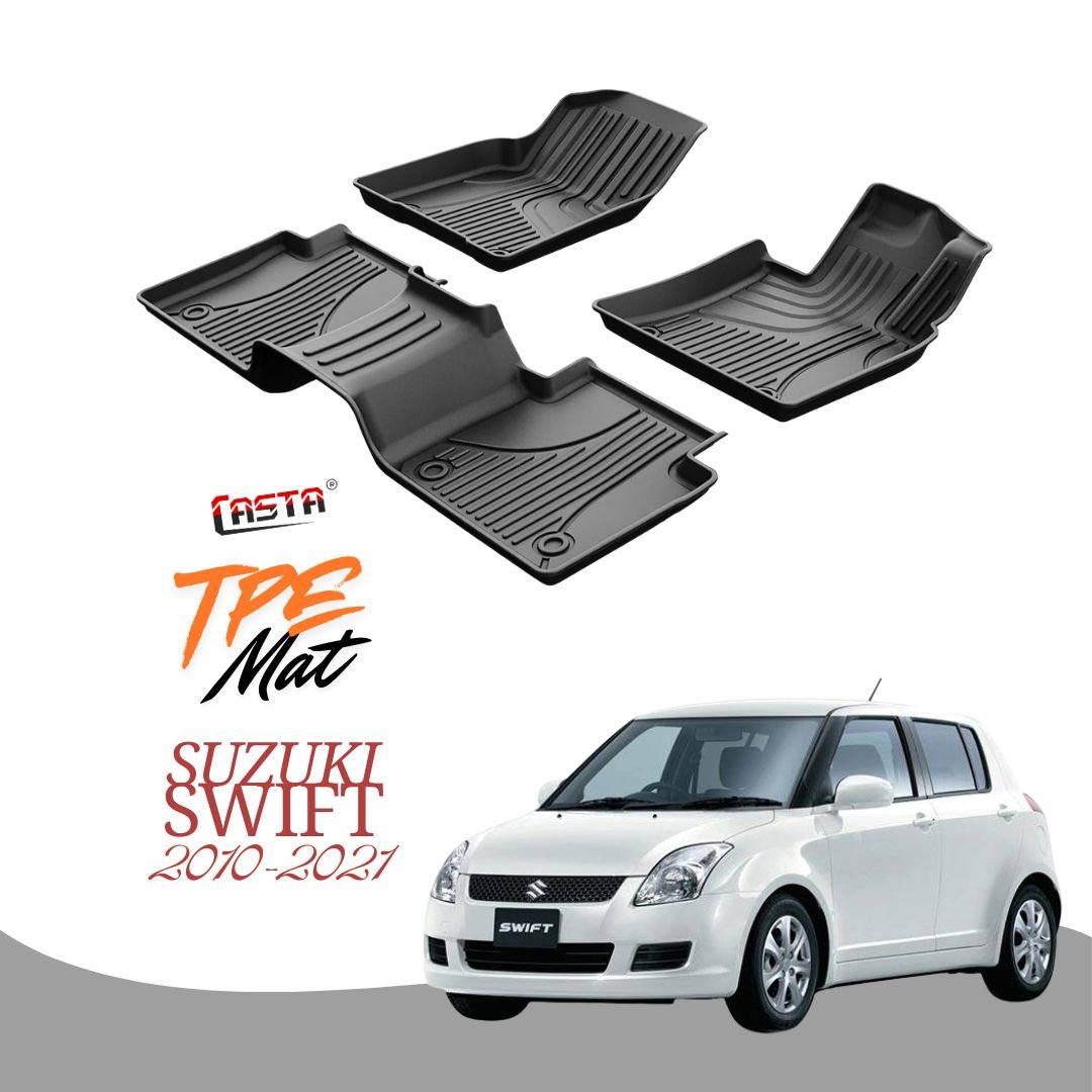 Suzuki Swift 2010-2021 TPR Car Floor Mats – Premium Interior Protection