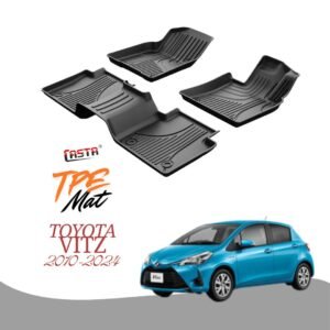 Toyota Vitz 2010-2024 TPR Car Floor Mats – Premium Interior Protection
