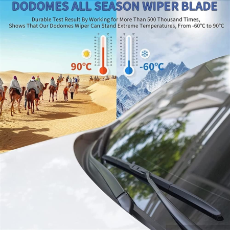 Tri-Stage Car Windshield Wiper Replacement Blades Fit For Toyota Corolla 2003-2007 - Image 6